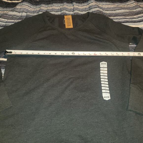 NEW Duluth Trading Woman's  XL Black Ooh-La-Loop French Terry Pullover Tunic - Picture 5 of 6